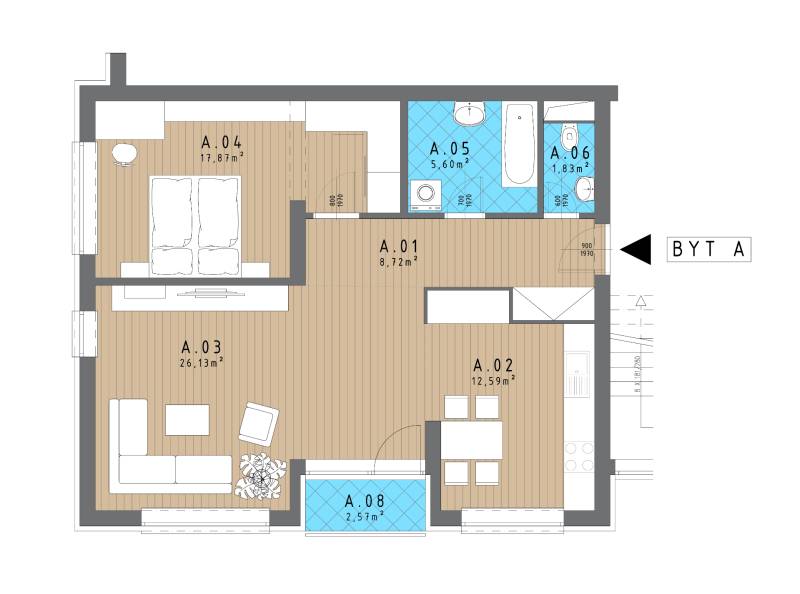 Sale One bedroom apartment, One bedroom apartment, Eugena Suchoňa, Pez